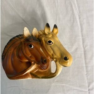 Mid century modern Napco horse wall pocket planter